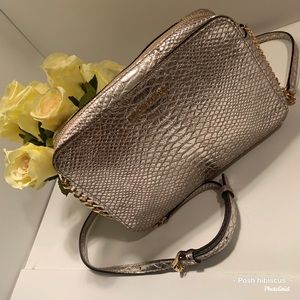 Michael Kors -Embossed Snake Leather Crossbody
